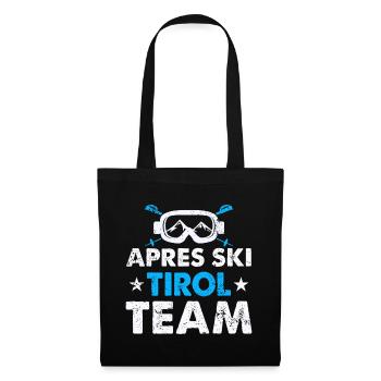 Apres Ski Tirol Team Skiurlaub Autriche Party - Sac en tissu - noir - Devant