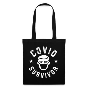 Covid Survivor - Sac en tissu - noir - Devant