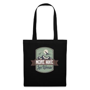 Randonnées montagnes Nature alpinisme Alpinisme forêt - Sac en tissu - noir - Devant