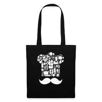 Chef Chef Chef Kitchen Cooking Food Hobby Chef - Tote Bag - black - Front