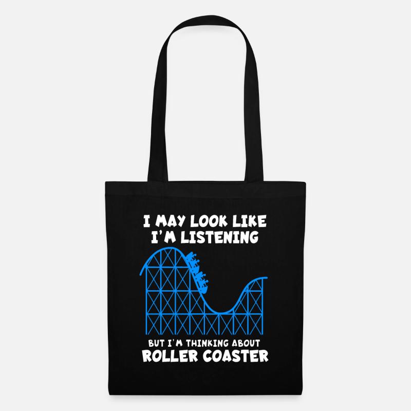 Roller coaster - Tote Bag - black