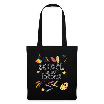 School out forever - School leaving school leavers - Tote Bag - black - Front