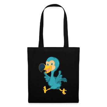 Dodo Vogel - Stoffbeutel - Schwarz - Vorne