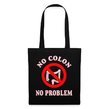 Pas de Colon Pas de problème - Sac en tissu - noir - Devant