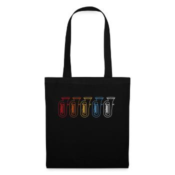 Tuba Graphic Tubist Tuba Player Gift - Tote Bag - black - Front