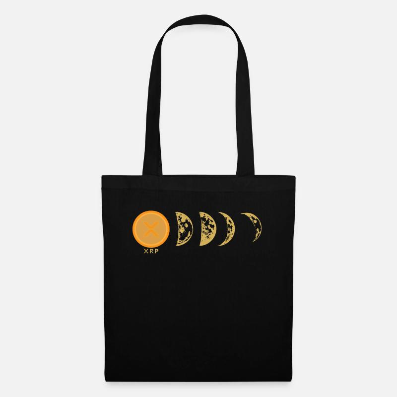 XRP Moon Ripple XRP Hodl Crypto Cryptocurrency - Stoffbeutel - Schwarz