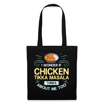 Chicken tikka masala CTM Indian food curry - Tote Bag - black - Front