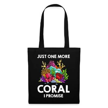 Corail Riff Aquarium Aquarist Doux Pierre Poisson - Sac en tissu - noir - Devant