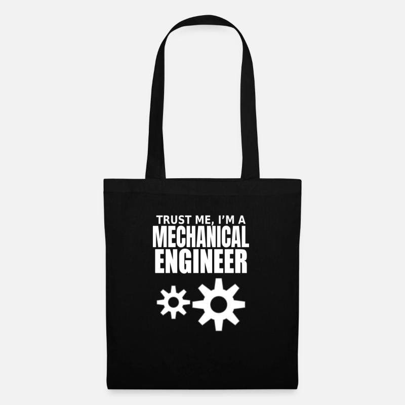 Trust me, I'm a mechanical engineer - Stoffbeutel - Schwarz