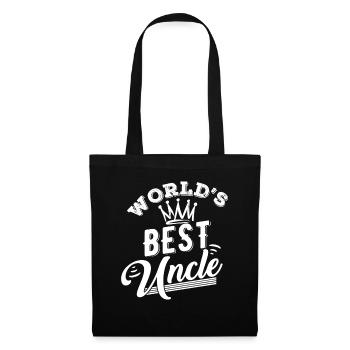 Le meilleur oncle du monde - Sac en tissu - noir - Devant