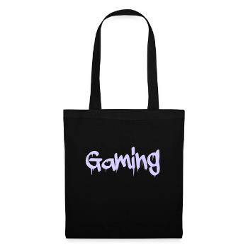 gaming - Stoffbeutel - Schwarz - Vorne