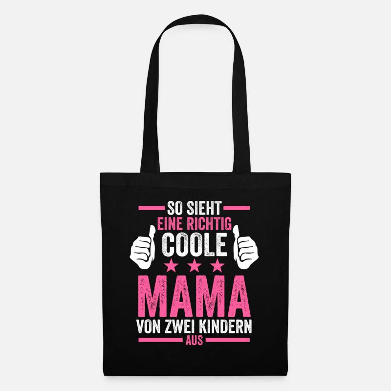 Beste Mama - Stoffbeutel - Schwarz