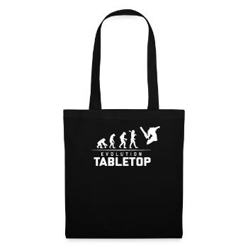 EVOLUTION OF TABLETOP - Stoffbeutel - Schwarz - Vorne