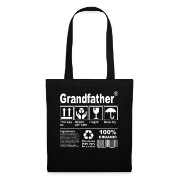Grandfather Product Description Shirt - Tote Bag - black - Front