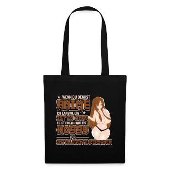 Anime Anime Girl Anime Girl Anime Clothing - Tote Bag - black - Front