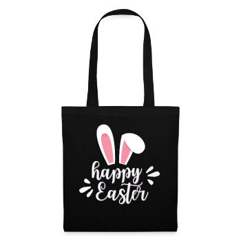 HAPPY EASTER - Stoffbeutel - Schwarz - Vorne