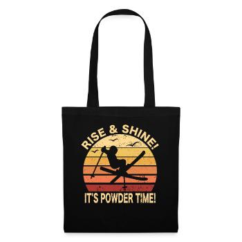 Freestyle Skiing Skier Winter Sports Ski Saying - Tote Bag - black - Front