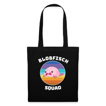 Blobfisch Tauchen Tier Meereskreatur Squad Fisch - Stoffbeutel - Schwarz - Vorne
