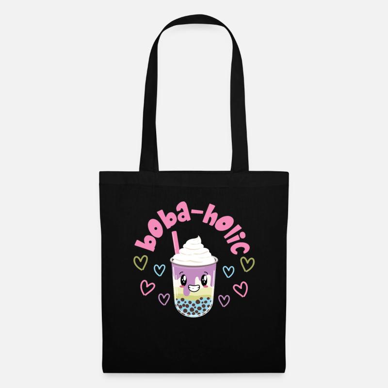 Bubble Tea - Stoffbeutel - Schwarz