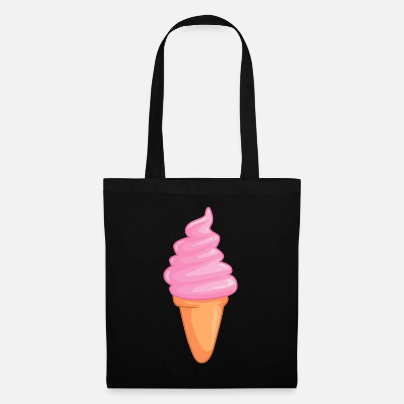 Eis - Stoffbeutel - Schwarz