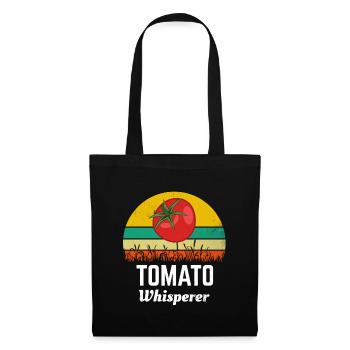 Tomaten - Stoffbeutel - Schwarz - Vorne