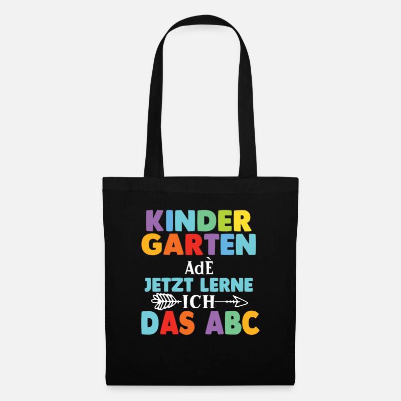 Erster Schultag Schulanfang Schulkind - Stoffbeutel - Schwarz