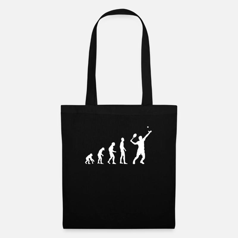 Tennis Evolution - Tote Bag - black