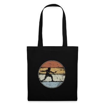 L’escrime retro Sport d’escrime - Sac en tissu - noir - Devant