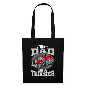I'm a proud son of an American truck driver - Tote Bag - black - Front