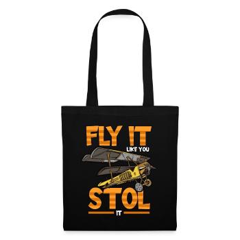 Pilot Airplane Aviation Flying Profession Funny - Tote Bag - black - Front