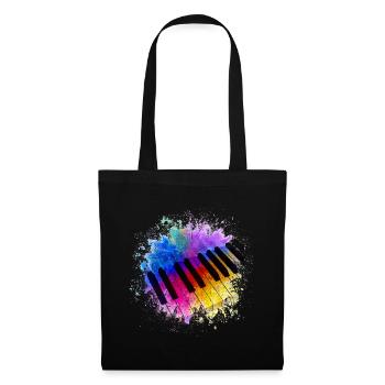 Piano Piano Music Gift Piano Digital Piano - Tote Bag - black - Front