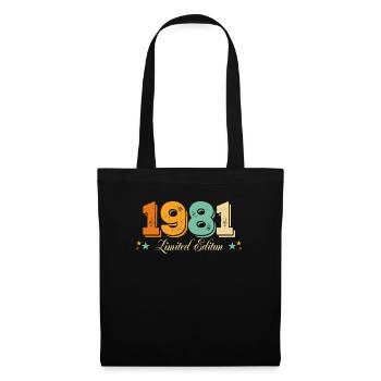 40th Birthday 40 Year Vintage 1981 May Limited - Tote Bag - black - Front