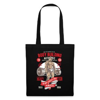Kraftsport Retro Vintage - Bodybuilding 1956 - Sac en tissu - noir - Devant