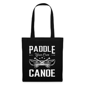 Canoë-kayak bateau bateau voilier - Sac en tissu - noir - Devant