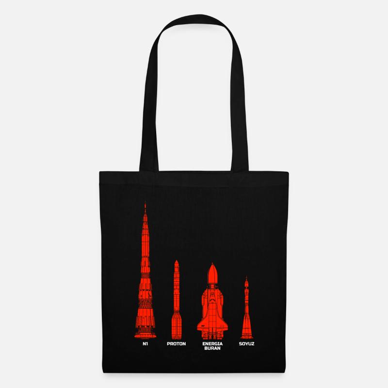 Rockets Soviet Union Russia - Tote Bag - black