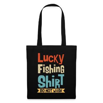 Lucky Fishing Shirt Do Not Wash - Pêche Pêche - Sac en tissu - noir - Devant