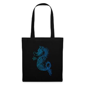 Japanese Dragon T-Shirt Gift Dragon - Tote Bag - black - Front