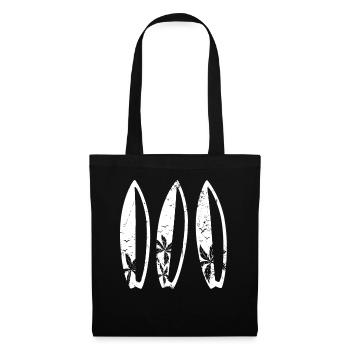Surfer Surfboard Surfing - Surf Surfing - Tote Bag - black - Front