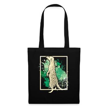 meerkat - Tote Bag - black - Front