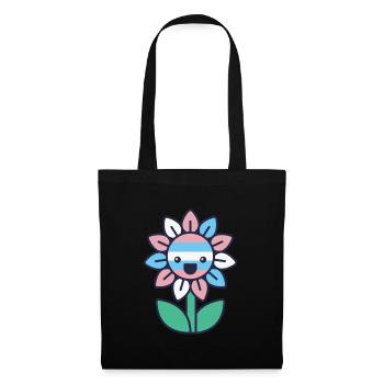 Transgenre Genderqueer Trans - Sac en tissu - noir - Devant