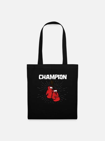Boxen Champ - Stoffbeutel - Schwarz