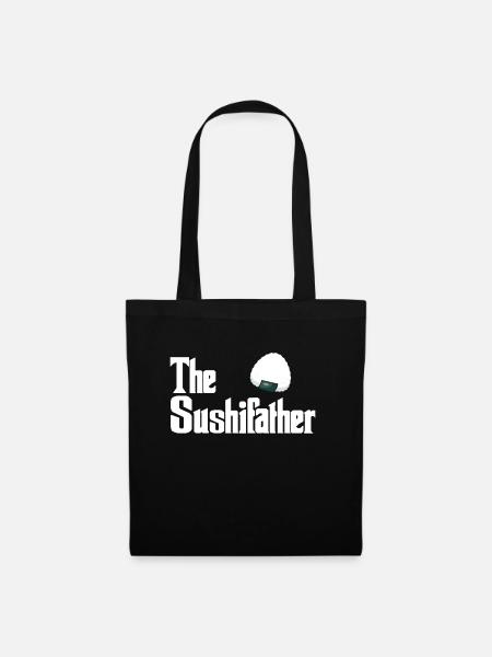 Sushi - Stoffbeutel - Schwarz