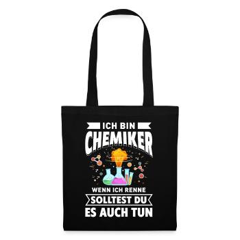 Chemiker Labor Periodensystem Neutron Alchemie - Stoffbeutel - Schwarz - Vorne