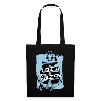 Bateau Bateau Skipper - Sac en tissu - noir - Devant