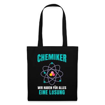 Chemie - Stoffbeutel - Schwarz - Vorne