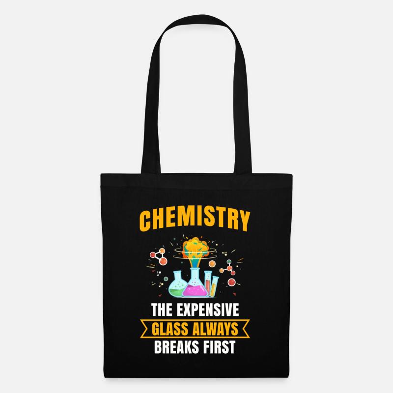 Chemie - Stoffbeutel - Schwarz