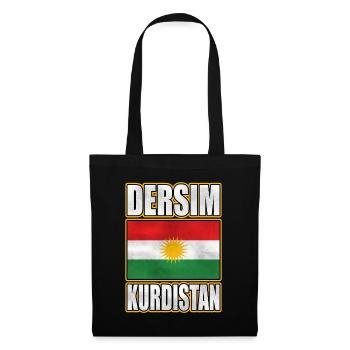 Dersim Kurdistan, Kurdistan Flag, Kurdish Flag - Sac en tissu - noir - Devant
