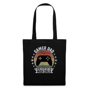 Gamer Dad - Stoffbeutel - Schwarz - Vorne
