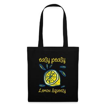 Easy Peasy Lemon Squeezy - Tote Bag - black - Front