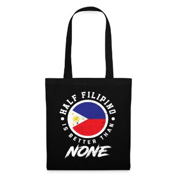 Philippines Origine Semi-Filipino Filipina - Sac en tissu - noir - Devant